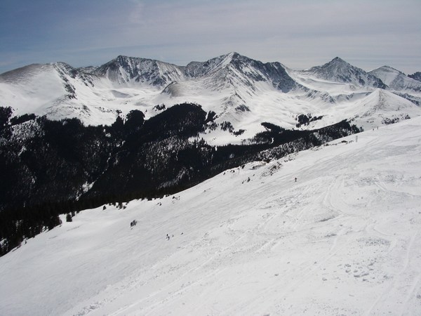 pic looking across the powder bowl