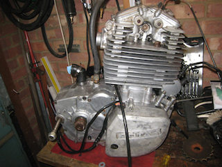 pic of stripped engine